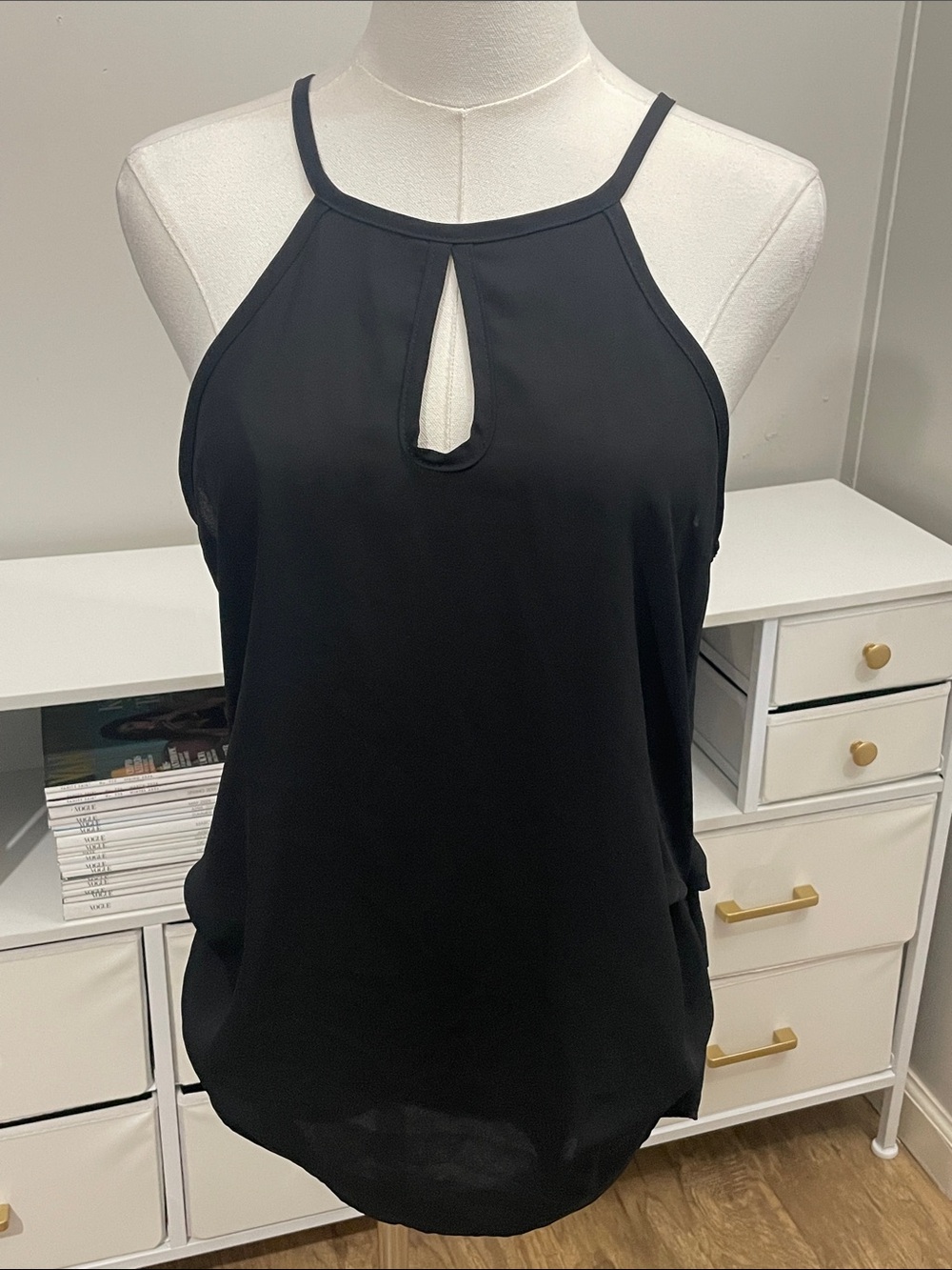 Fashion Magazine Sheer Blouse (M)